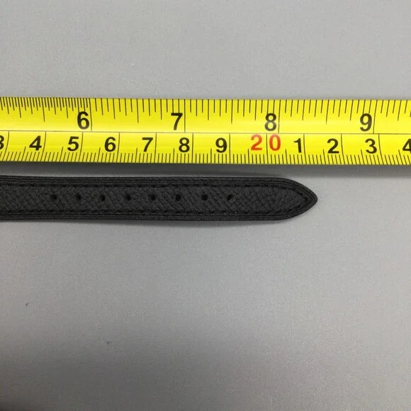 Eddie Bauer Womens Watch 29mm Silver Dial Black Leather 3560 New Battery - Picture 13 of 14